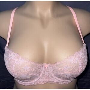 Victoria's Secret Light Pink Lace Demi Bra